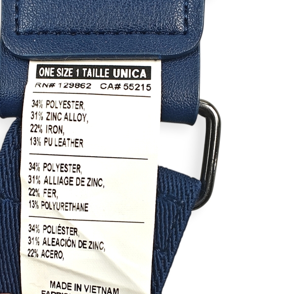 Nike Belt Blue Waistband Sport Size Adjustable Adult Baseball Belt Blue - Picture 4 of 7